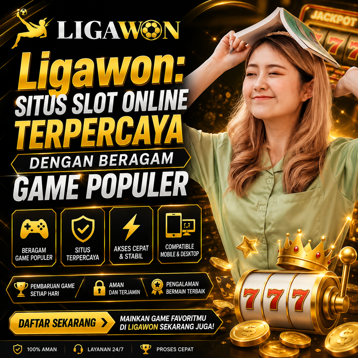 Ligawon: Situs Slot Online Terpercaya dengan Beragam Game Populer